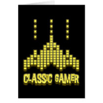 CLASSIC GAMER GREETING CARD