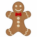 Classic Gingerbread Man Holiday Ornament photo sculptures