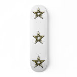 Classic Golden Pentagram skateboards