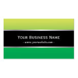 Classic Green Shades Black Stripe Business card