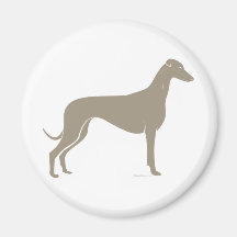 Classic Greyhound Silhouette Magnets