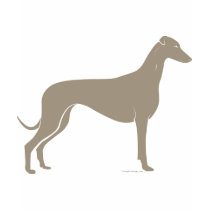 Classic Greyhound Silhouette Tee Shirts