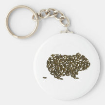 Classic Guinea Pig Key Chains