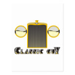 Classic Guy – Shiny chrome grille from classic car postcards