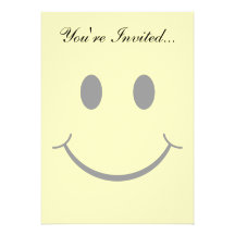 Classic Happy Face Invite