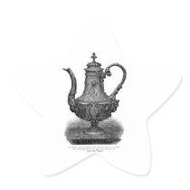 Classic Illustration Coffeepot by Christofle Stickers