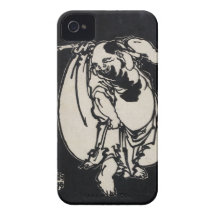 Classic japanese vintage ukiyo-e wandering poet iPhone 4 case