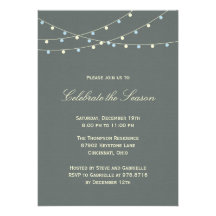 Classic Lights Holiday Party Invitation