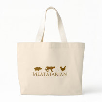 Classic Meatatarian Canvas Bags