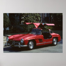 Classic Mercedes Benz SLR300 Gullwing Posters
