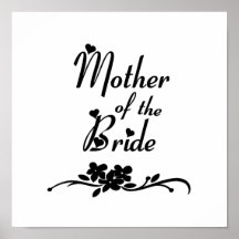 Classic Mother of the Bride Poster