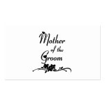 Classic Mother of the Groom Business Card Templates