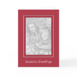 Classic Red Holiday Template cards