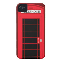 Classic Red Public Telephone Box UK: iPhone 4 Case