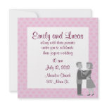 Classic Retro Embrace Wedding Invitations