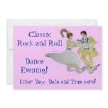 Classic Rock and Roll Dancing invitations