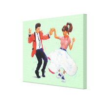 Classic Rock and Roll Jive Dancing Saddle shoes