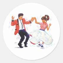 Classic Rock and Roll  Jive Dancing Stickers