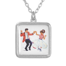 classic rock n roll jivers cartoon pendant