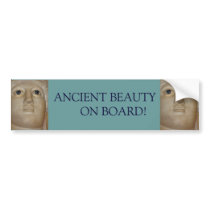 Classic Roman Beauty Bumper Stickers