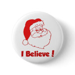 Classic Santa Claus Head buttons