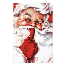 Classic Santa Customized Stationery