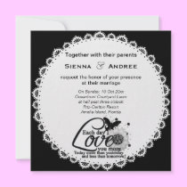 Classic Scalloped (White) invitations
