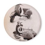 Classic Scooter 1969 magnets