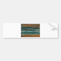 Classic Seascape Beach Decor Gifts Sea Waves Art Bumper Stickers