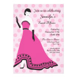 Classic Senorita in Fuchsia Personalized Announcement