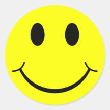 Classic Smiley Face Stickers