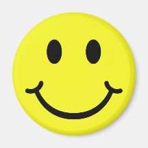Classic Smiley Refrigerator Magnet