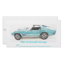 Classic Sports Car Bookmark