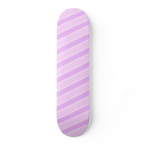 Classic Stripes Pink Candy girly backgrounds Skate Board Deck
