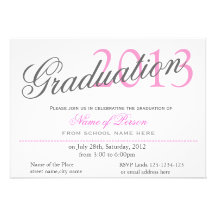 classic,stylish graduation announcement