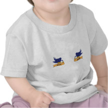 Classic Swallows With "Mum" and "Dad" Banners T Shirts