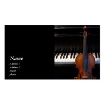 Classic Violin / Viola and Piano Business Card