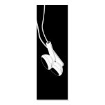 Classic White Headphone Bookmark business cards