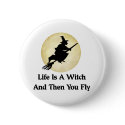 Classic Witch Saying buttons