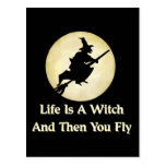 Classic Witch Saying Postcards