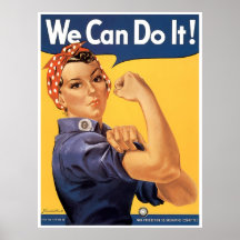 Classic WWII We Can Do It Print