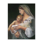 CLASSICAL ART CHRISTMAS CARD: MADONNA & CHILD POSTCARDS