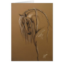 Classical Horse Drawing Cards