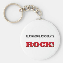 Classroom Assistants Rock Key Chain
