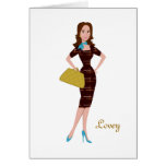 Classy and Snazzy Business Woman cards