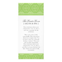 Classy and Stylish Salon and Spa Rack Card