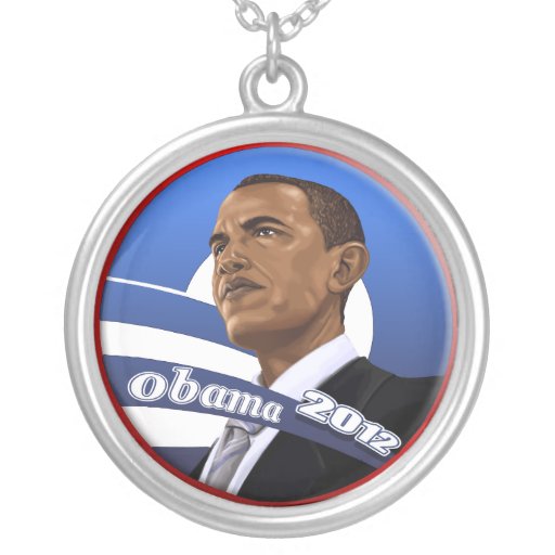 Classy Barack Obama Necklace Obama 2012