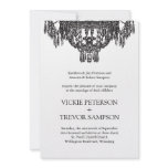 Classy Black and White Wedding Invitations