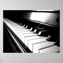 Classy Black & White Piano Photography
