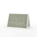 Classy border taupe congratulation achievement cards